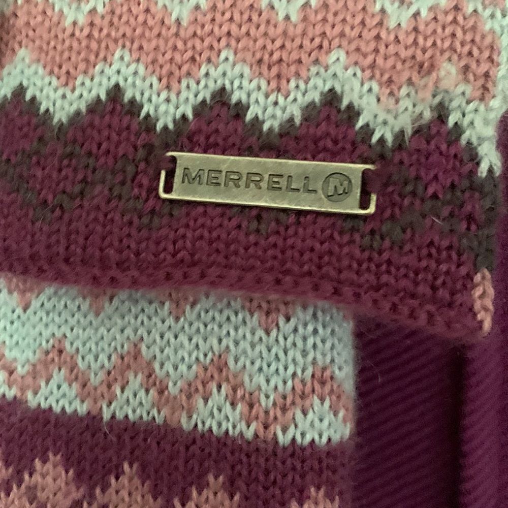 Merrell multi color winter scarf - Picture 3 of 4